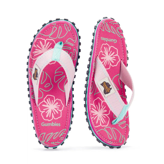 Islander Flip-Flops - Women's - Blush Hibiscus