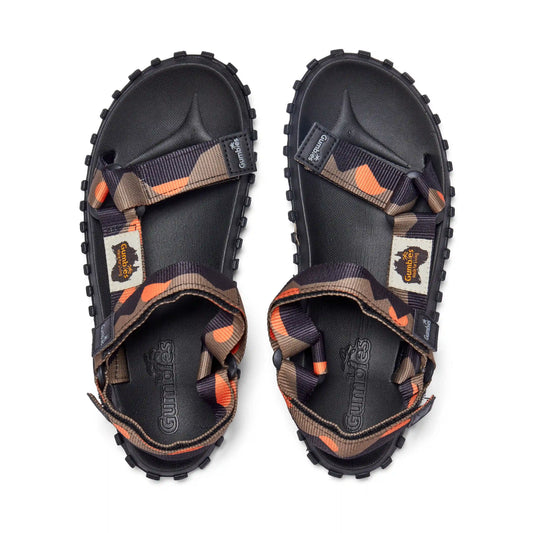 Scrambler Sandals - Men's - Khaki & Orange